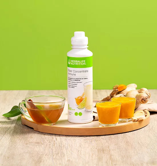 Fiber Concentrate Immune Sabor Limão e Mel 450ml Herbalife