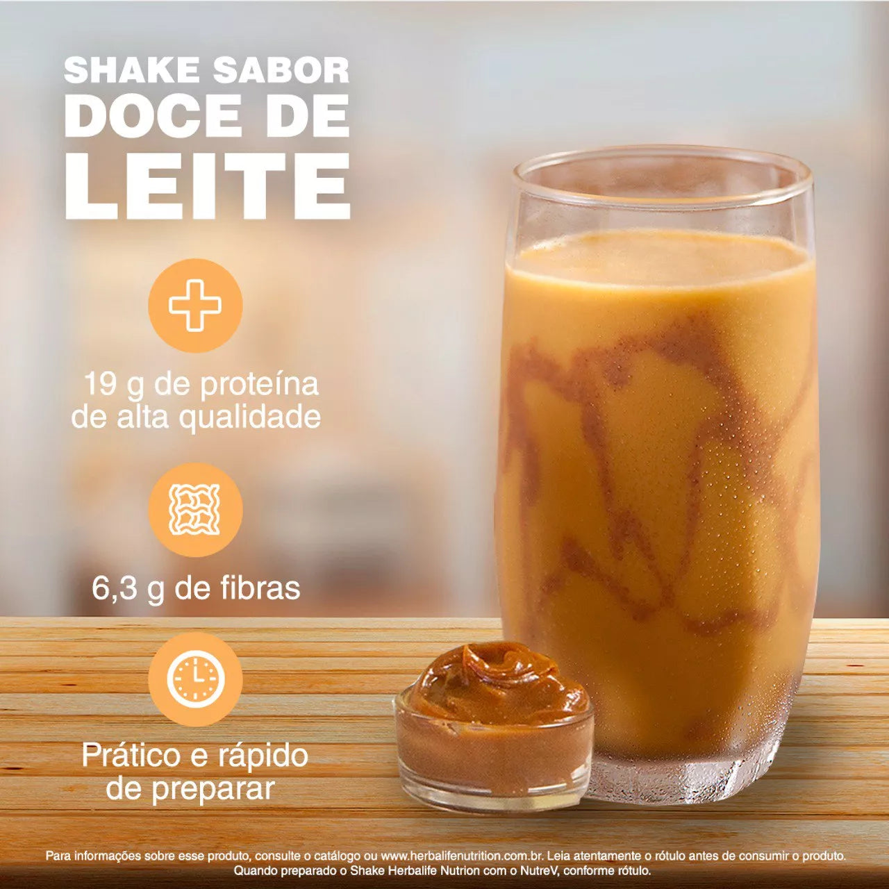 Shake Doce de Leite 550g Herbalife