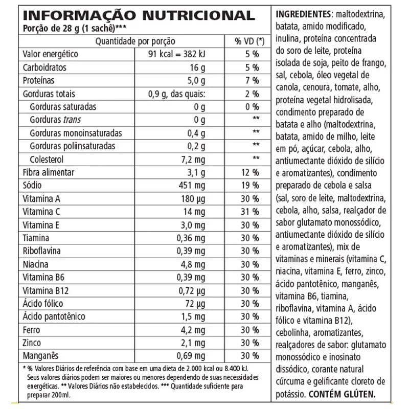 Sopa Instantânea Frango com Legumes 196g Herbalife